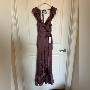 Samantha Ruffle Wrap Dress
